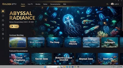 Series catalogue interface